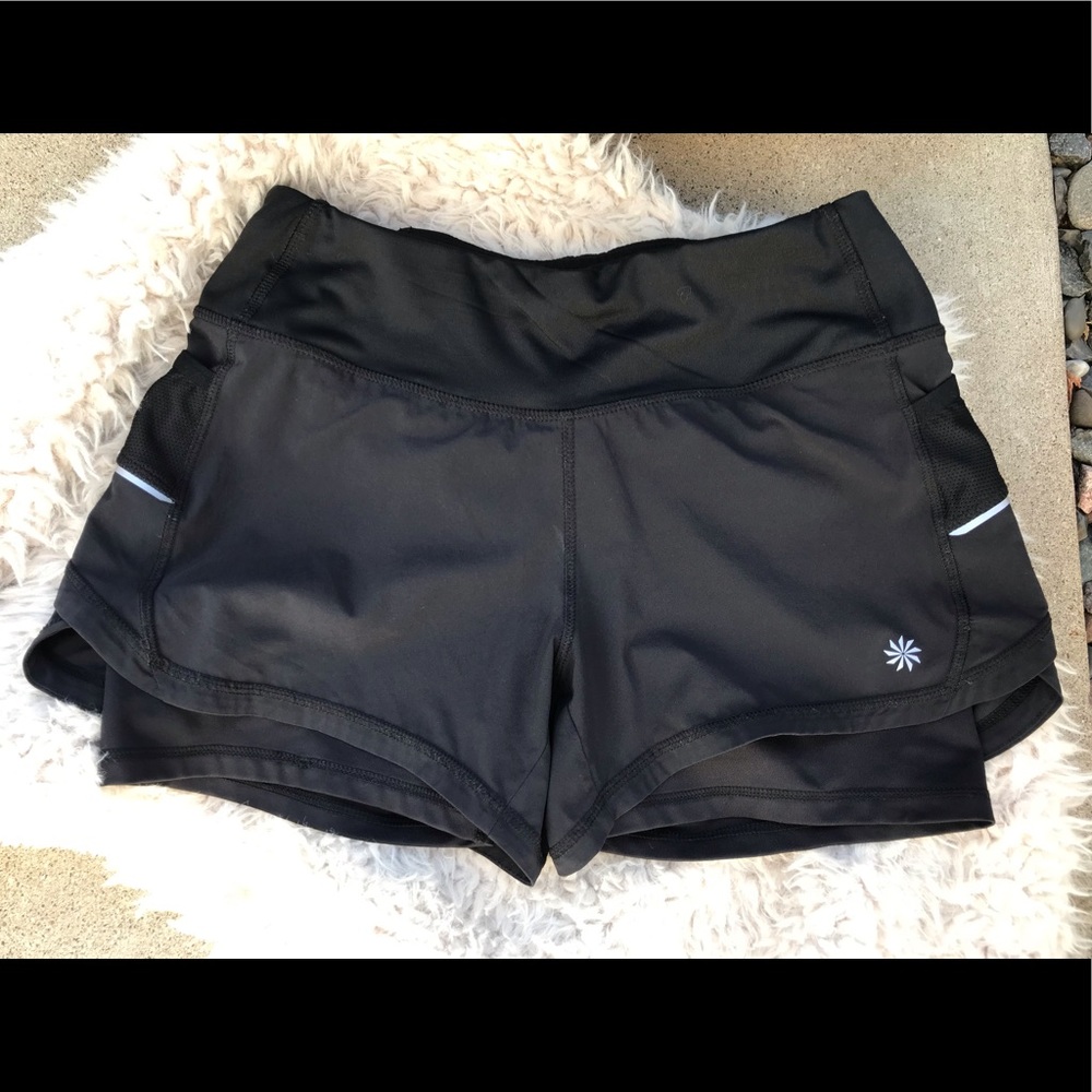 🌸🌈🍀Athleta Ready Set Go 2 in 1 Shorts